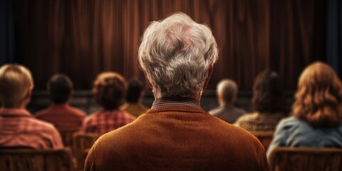 The Audience Enjoys a Performance in a Cozy Theatre Environment