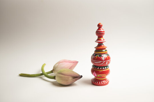 Gach kouto decorative with lotus flower _ bengali wedding 