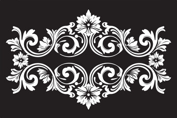Floral ornamental laser cut 
