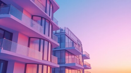 rotation smooth gradient rotating real estate brochure