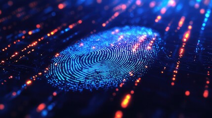 graphics animating fingerprint style