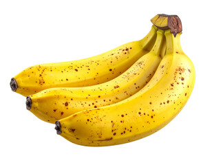 Organic Bananas Studio Shot on Black Background