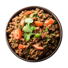 Kheema, Indian food [Transparent Background PNG].