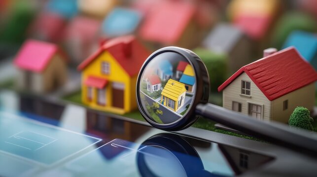 apartments focusing on the real estate search bar realistically