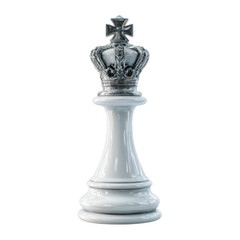  King chess piece. isolated object [Transparent Background PNG].