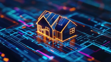 property examining the holographic chart for first time buyers