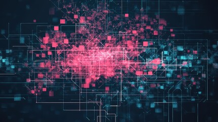 structure digital art style organizational chart layering
