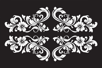 Elegant Filigree Floral Laser Cut