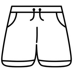 short pants cloth icon