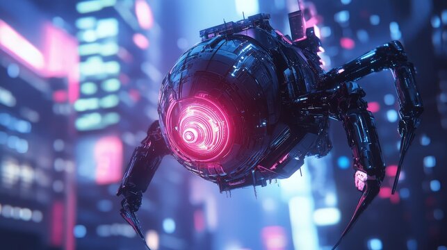augmentation cyberpunk style throbbing nanobot