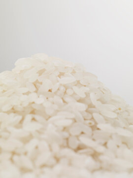 Still life of a pile of rice corns.