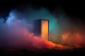 Dark, smoky portal