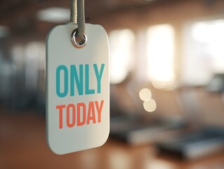 Limited Time Offer Sign in Bright Colors for Gym Promotion