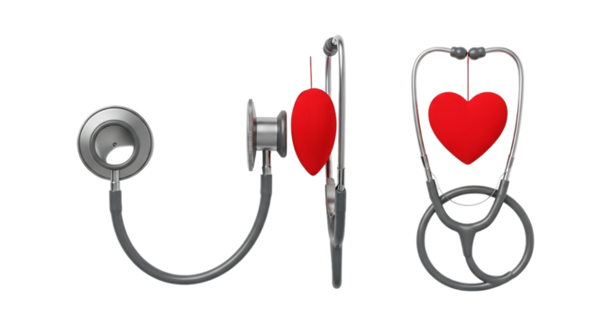 Heart Health Checkup Medical Examination Hospital Doctor Consultation Wellness Treatment on transparent background