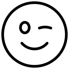 Fototapeta premium Blink Outline Icon