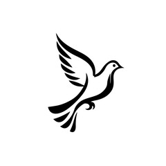 dove of peace vector illustration