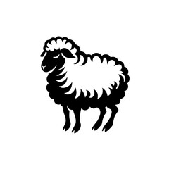vector illustration of sheep