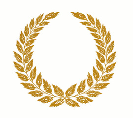 laurel wreath vector