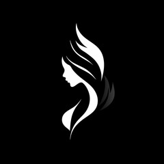 silhouette of a girl