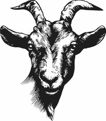 goat head silhouette
