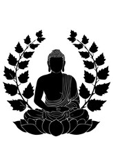 silhouette of a yoga