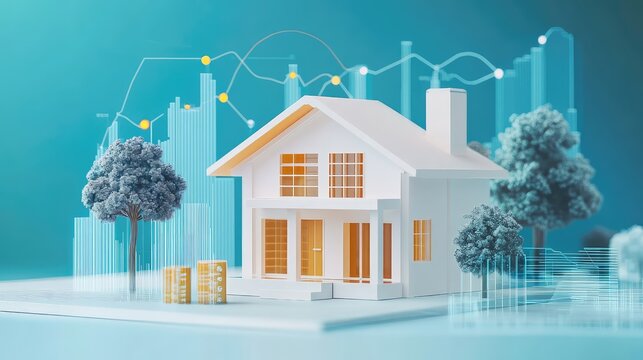 prediction ai analysis of property value chart trends