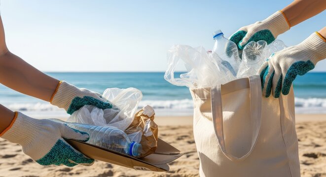 man with a bottle of water on the beach