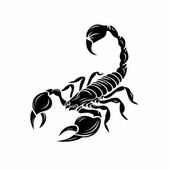 vector illustration of a black dragon