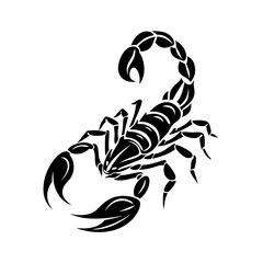 scorpion tattoo vector illustration