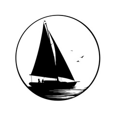 sailing ship vector illustration