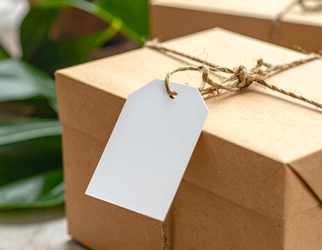 Kraft Gift Box and Twine