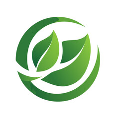 green leaf symbol