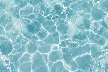 Sunlit water surface texture pool reflections.