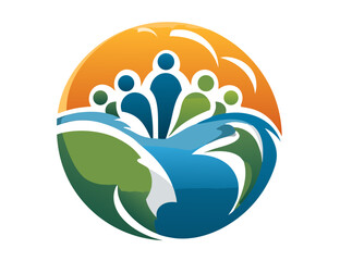 icon, logo, illustration, symbol, people, vector, 