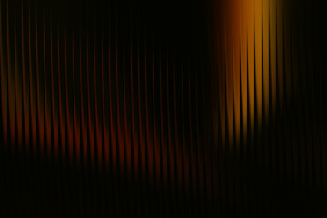 Dark Gradient Waves – Abstract Vertical Lines in Orange and Black