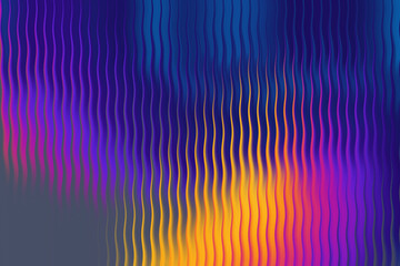 Abstract Gradient Waves – Digital Flow in Blue, Purple, and Orange Tones