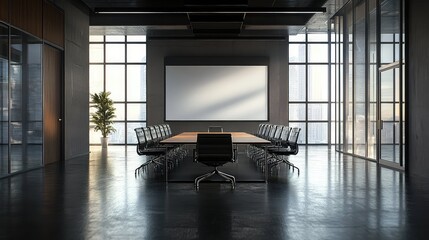 signage cinematic style scrolling meeting room display