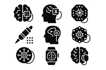 Control vector neural neuro patch link icon translation chip implant