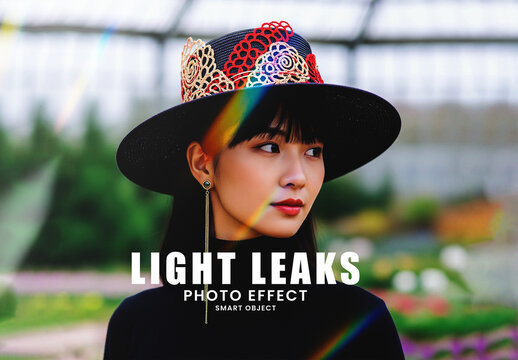 Light Leaks Overlay Photo Effect