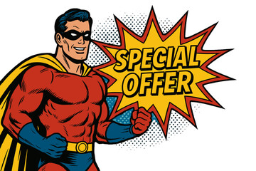 Comic superhero vector icon set. bold, colorful cartoon style icons collection © Vasya