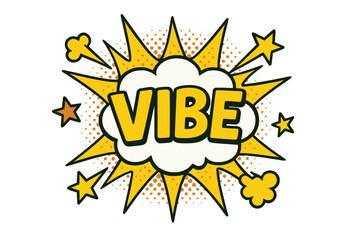 Comic style text bang icon set. fun, expressive pop art icons in flat design