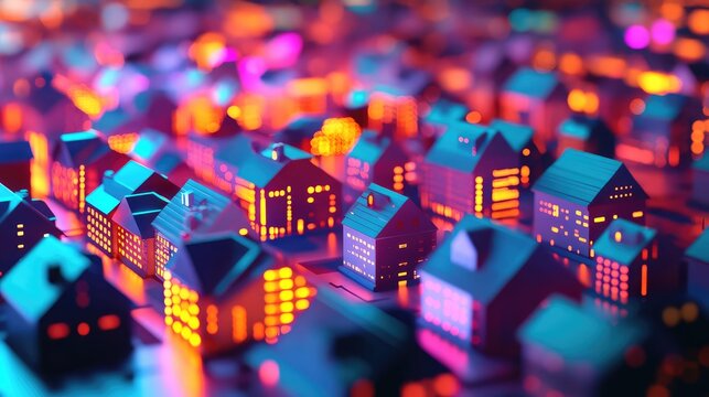 ization visual representation of real estate market data