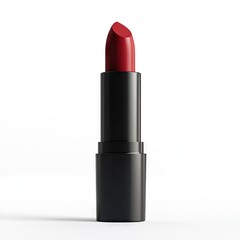 Obraz premium Red lipstick in black tube