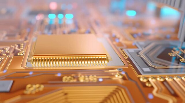 Medical electronics factory, featuring advanced circuit board technology.