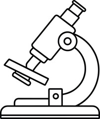 microscope vector illustration