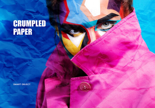 Crumpled Paper Photo Effect