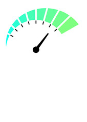 speedometer green SVG
