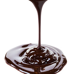 Delicious Chocolate Sauce Pouring Over Decadent Dessert, Sweet Food Photography