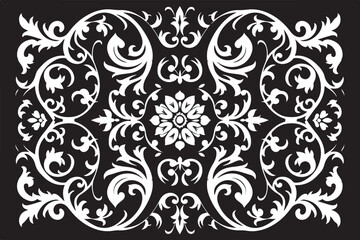 Decorative Floral Pattern Laser Cut