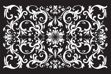 Decorative Floral Pattern Laser Cut
